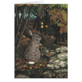 Wilde katoenstaart konijn door BiHrLe Card