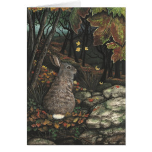 Wilde katoenstaart konijn door BiHrLe Card