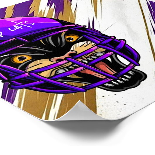 Wilde katten 20" x 24" Poster (Hoek)