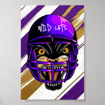 Wilde katten 20" x 24" Poster