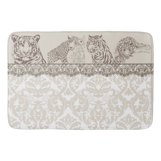 Wilde katten - Bathmat Badmat (Voorkant)