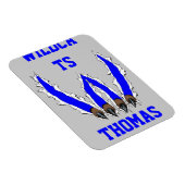 Wilde katten die door het design worden gespoten - magneet (Rechterzijde)