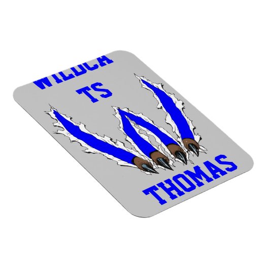 Wilde katten die door het design worden gespoten - magneet (Rechterzijde)