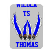 Wilde katten die door het design worden gespoten - magneet (Verticaal)