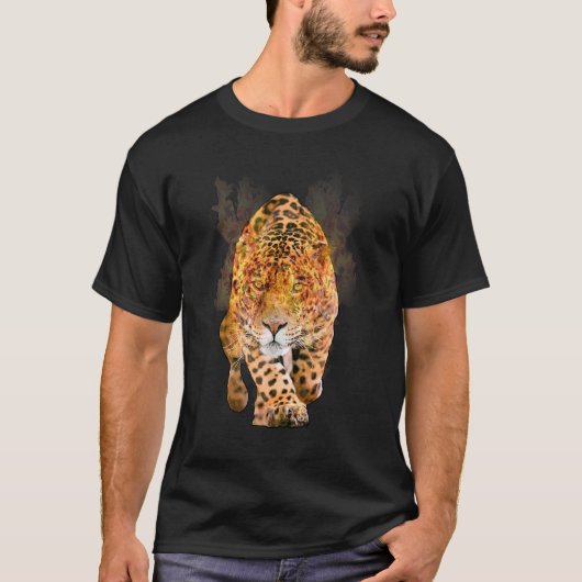 Wilde katten Dierlijke Predatoren Katten Jaguar T-shirt (Voorkant)