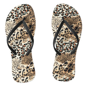 Wilde katten Modern Animal Leopard Print Patroon Teenslippers
