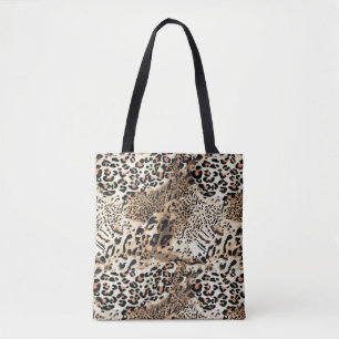 Wilde katten Modern Animal Leopard Print Patroon Tote Bag