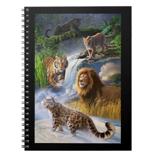 Wilde katten notitieboek (Voorkant)
