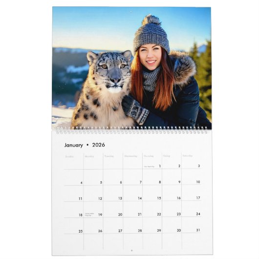 Wilde katten & vrouwen kalender (Jan 2026)