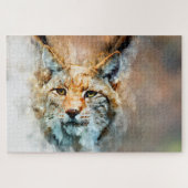 wilde kattenpuzzel legpuzzel (Horizontaal)