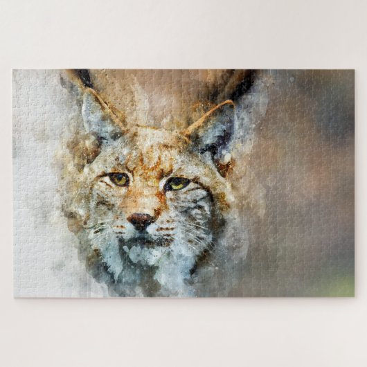 wilde kattenpuzzel legpuzzel (Horizontaal)