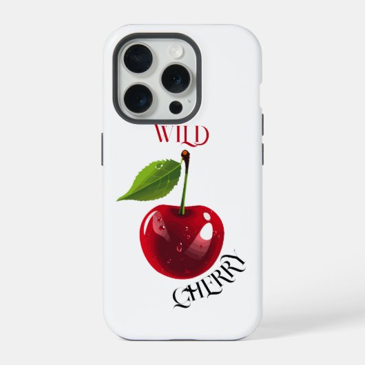 Wilde Kers iPhone Hoesje (Achterkant)