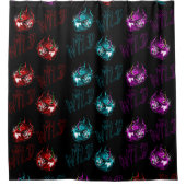 Wilde kersen douchegordijn (Voorkant)