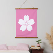 Wilde kersenbloesem hangend wandkleed (Slaapkamer)