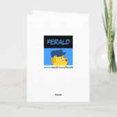Wilde Kerst & Prettig Nieuwjaar Kaart (Achterkant)