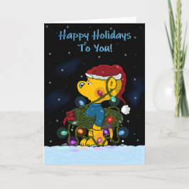 Wilde Kerst & Prettig Nieuwjaar Kaart