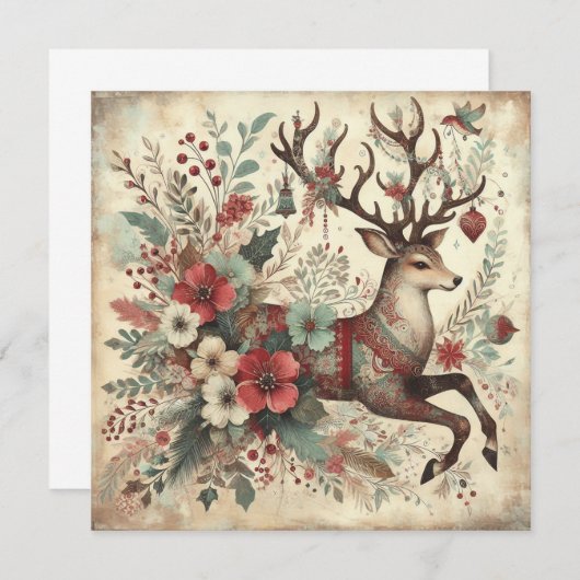 Wilde Kerstbloem (Voorkant / Achterkant)