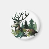 Wilde kerstbloem magneet (Voorkant)