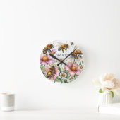 Wilde kerstbloem ronde klok (Huis)