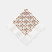 Wilde kerstbloem servet (Hoek)