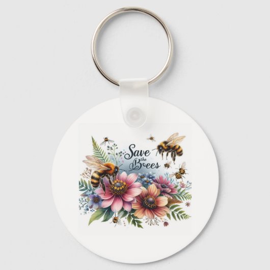 Wilde kerstbloem sleutelhanger (Voorkant)