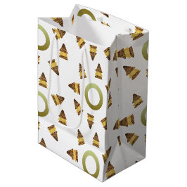 Wilde kerstpatroon medium cadeauzakje