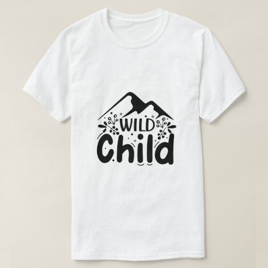 Wilde kind-01 t-shirt (Design voorkant)