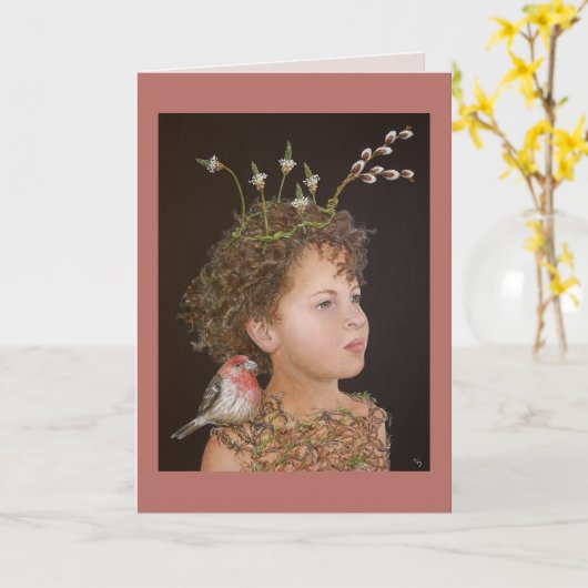 Wilde Kind #3 kaart (Gele Bloem)