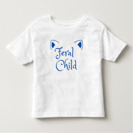 Wilde Kind - Gek Wilde Kind in Blauw Kinder Shirts