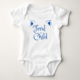 Wilde Kind - Gek Wilde Kind in Blauw Romper