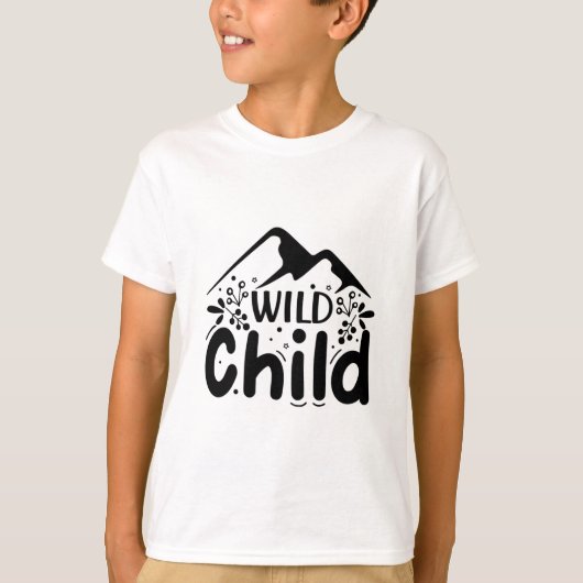 Wilde kind t-shirt (Voorkant)