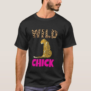 Wilde Kip,Tijger Kat Leeuw Jaguar Jungle,Dier Pri T-shirt