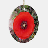 Wilde Klaproos Keramisch Ornament (Rechts)