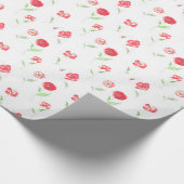Wilde klaprozen patroon cadeaupapier (Hoek)