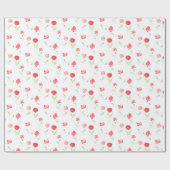 Wilde klaprozen patroon cadeaupapier (Vlak)