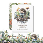 Wilde Kleine Baby Bosdieren Egel Rustiek
