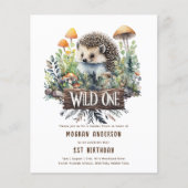 Wilde Kleine Baby Bosdieren Egel Rustiek (Voorkant)