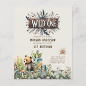 Wilde kleine berenbosdieren rustiek (Voorkant)