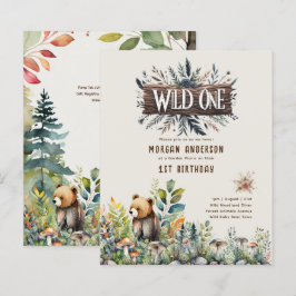 Wilde kleine berenbosdieren rustiek