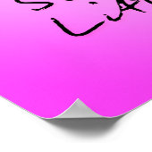 Wilde kleine kind kinderkamer muur kunst print (Hoek)