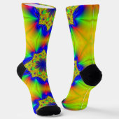 Wilde kleuren, kweeksokken sokken (Gebogen)