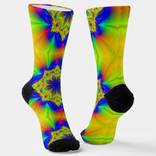 Wilde kleuren, kweeksokken sokken (Gebogen)