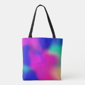 Wilde kleuren tote bag (Achterkant)
