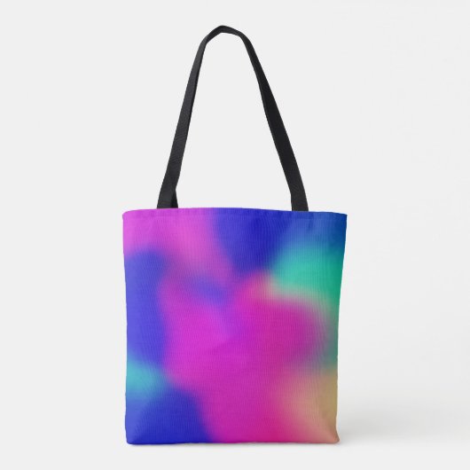 Wilde kleuren tote bag (Achterkant)