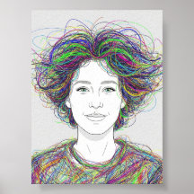 Wilde kleurrijke kunst