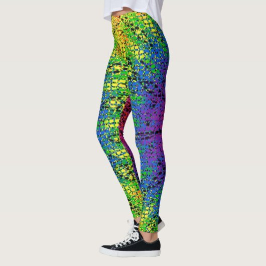 Wilde kleurrijke Leggings (Links)