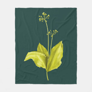 Wilde knoflook Green Plant Natuur Lover Botanist Fleece Deken