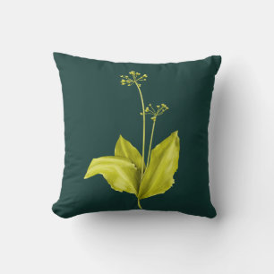 Wilde knoflook Green Plant Natuur Lover Botanist Kussen
