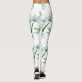 Wilde knoflookbloemen leggings (Achterkant)