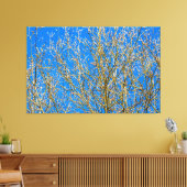 Wilde knoppen - ochtend van de lente canvas afdruk (Insitu (Woonkamer))